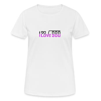 Formel der Liebe - Formule d’amour - T-shirt respirant Femme - blanc - Devant - AI Model Female 172 dark (172cm)