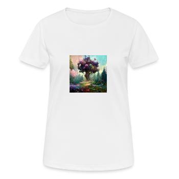 the Magic Tree - Women's Breathable T-Shirt - white - Front - AI Model Female 172 dark (172cm)