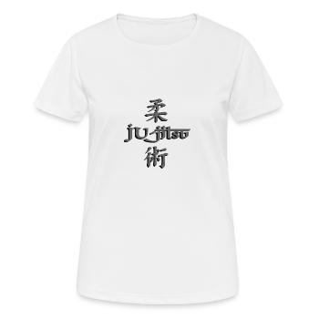 Ju Jitsu France Japon - T-shirt respirant Femme - blanc - Devant - AI Model Female 172 dark (172cm)