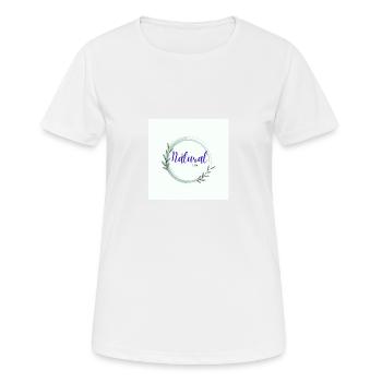 Natural Life Regenbogenschmetterling erstellt - Frauen T-Shirt atmungsaktiv - Weiß - Vorne - AI Model Female 172 dark (172cm)