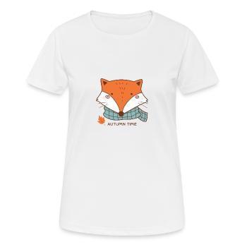 Automne - T-shirt respirant Femme - blanc - Devant - AI Model Female 172 dark (172cm)