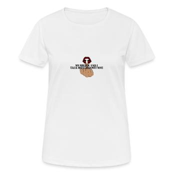 Majeur - T-shirt respirant Femme - blanc - Devant - AI Model Female 172 dark (172cm)