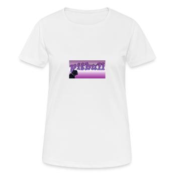 logo - T-shirt respirant Femme - blanc - Devant - AI Model Female 172 dark (172cm)