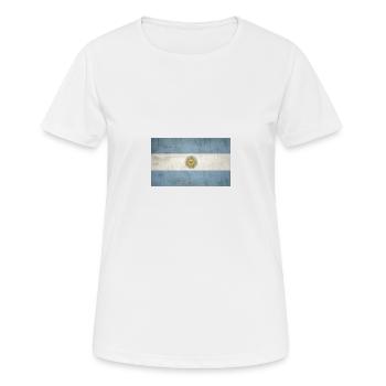 Argentina - Women's Breathable T-Shirt - white - Front - AI Model Female 172 dark (172cm)