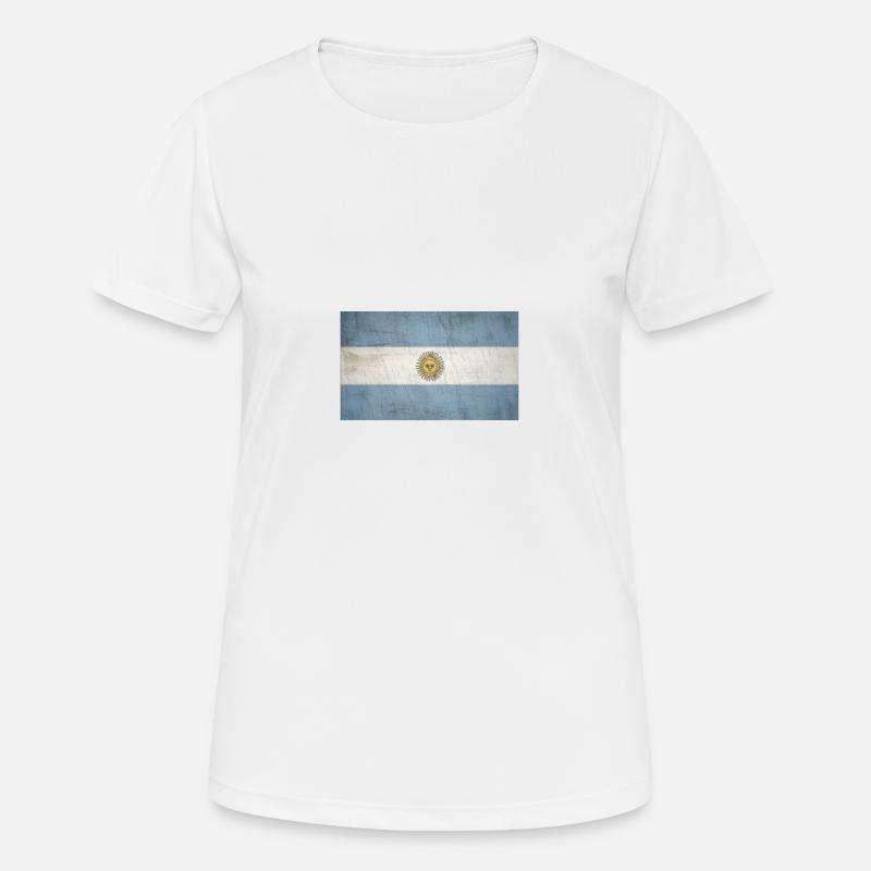 Argentina - Women's Breathable T-Shirt - white