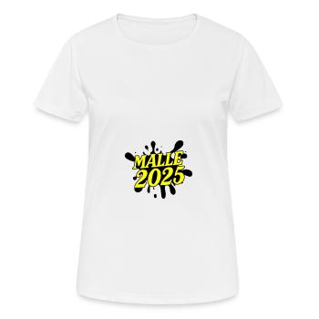 Malle 2025 - T-shirt respirant Femme - blanc - Devant - AI Model Female 172 dark (172cm)