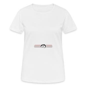 Wedding Rings Symbol - Women's Breathable T-Shirt - white - Front - AI Model Female 172 dark (172cm)