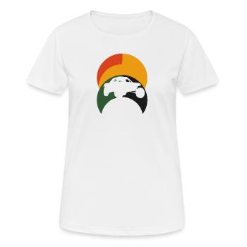 Autocross Flitzer Auto - Frauen T-Shirt atmungsaktiv - Weiß - Vorne - AI Model Female 172 dark (172cm)