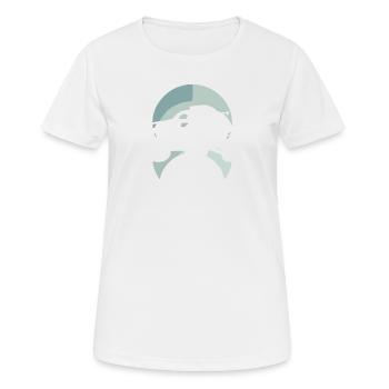 Auto Sportwagen - Frauen T-Shirt atmungsaktiv - Weiß - Vorne - AI Model Female 172 dark (172cm)