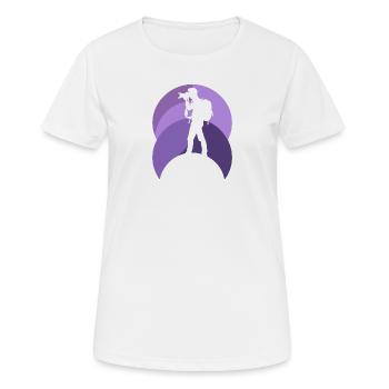 Photographe Photographie - T-shirt respirant Femme - blanc - Devant - AI Model Female 172 dark (172cm)