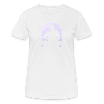 DJ Shuffle - Women's Breathable T-Shirt - white - Front - AI Model Female 172 dark (172cm)