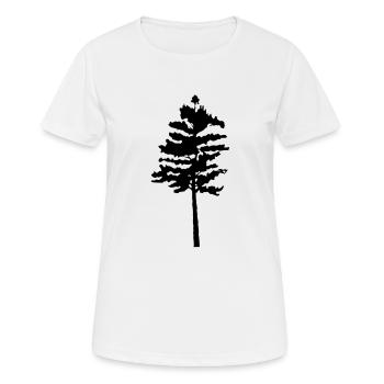 A tree - Women's Breathable T-Shirt - white - Front - AI Model Female 172 dark (172cm)