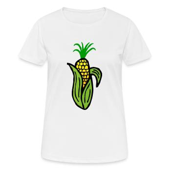 Épi de maïs - T-shirt respirant Femme - blanc - Devant - AI Model Female 172 dark (172cm)