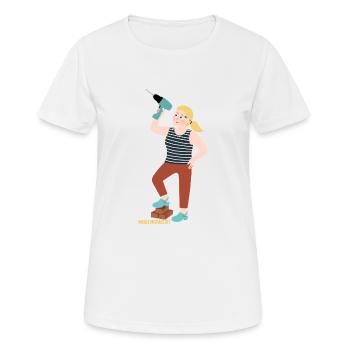 Nicole Michael DIY Gifts and Merchandise - Women's Breathable T-Shirt - white - Front - AI Model Female 172 dark (172cm)