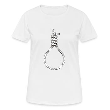 noose - Frauen T-Shirt atmungsaktiv - Weiß - Vorne - AI Model Female 172 dark (172cm)