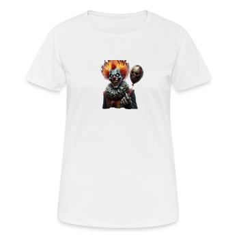 Nightmare Clown - Women's Breathable T-Shirt - white - Front - AI Model Female 172 dark (172cm)