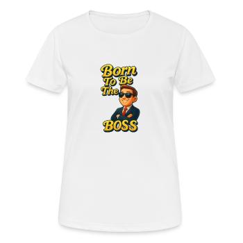 Born To be the B... - Women's Breathable T-Shirt - white - Front - AI Model Female 172 dark (172cm)