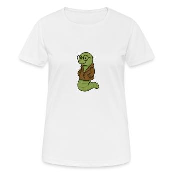 Rat de bibliothèque - T-shirt respirant Femme - blanc - Devant - AI Model Female 172 dark (172cm)