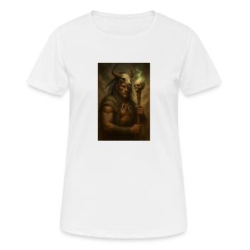 Ancien sorcier - T-shirt respirant Femme - blanc - Devant - AI Model Female 172 dark (172cm)