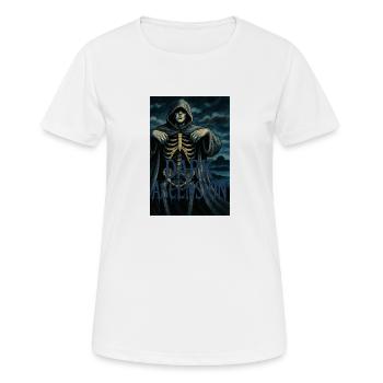 Sombre ascension - T-shirt respirant Femme - blanc - Devant - AI Model Female 172 dark (172cm)