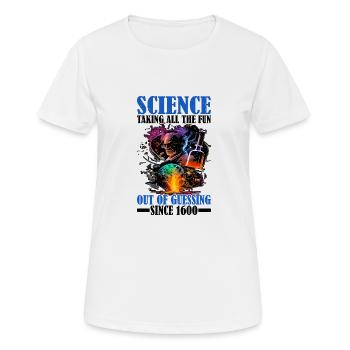Science, Enlever Tout Le Plaisir De Deviner 14 - T-shirt respirant Femme - blanc - Devant - AI Model Female 172 dark (172cm)