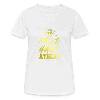 Malle Sauf Athlet Mallorca Party Spruch - Frauen T-Shirt atmungsaktiv - Weiß - Vorne - AI Model Female 172 dark (172cm)