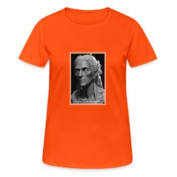 Gain Experience - 3D Render - Women's Breathable T-Shirt - neon orange - Front - AI Model Female 172 dark (172cm)