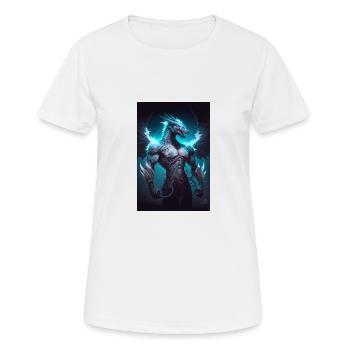 Dragon of energy - Women's Breathable T-Shirt - white - Front - AI Model Female 172 dark (172cm)