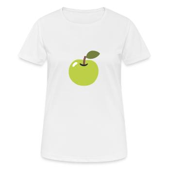 Pomme - T-shirt respirant Femme - blanc - Devant - AI Model Female 172 dark (172cm)