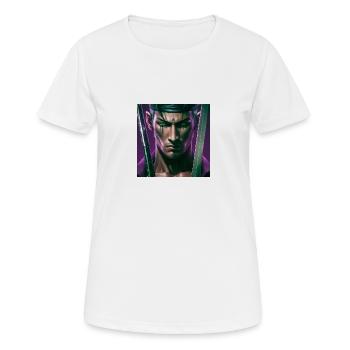 Ninja - T-shirt respirant Femme - blanc - Devant - AI Model Female 172 dark (172cm)