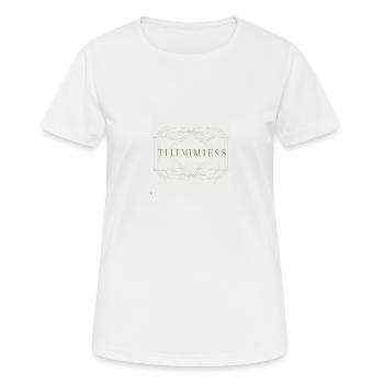 Tige intemporelle - T-shirt respirant Femme - blanc - Devant - AI Model Female 172 dark (172cm)