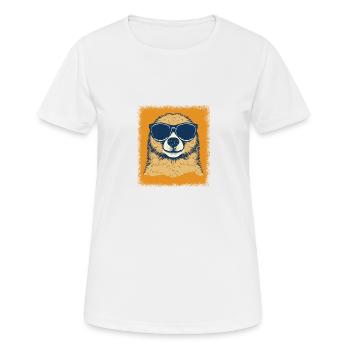 birthday present idea sayings funny sloth joke - Women's Breathable T-Shirt - white - Front - AI Model Female 172 dark (172cm)