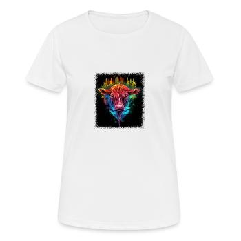 disarmament peace movement hippy cool - Frauen T-Shirt atmungsaktiv - Weiß - Vorne - AI Model Female 172 dark (172cm)