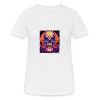 quote fingers skateboard broken heart - Frauen T-Shirt atmungsaktiv - Weiß - Vorne - AI Model Female 172 dark (172cm)