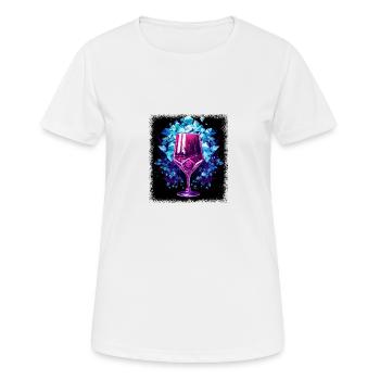 funny quote a day without cartoon fox apparel - Frauen T-Shirt atmungsaktiv - Weiß - Vorne - AI Model Female 172 dark (172cm)