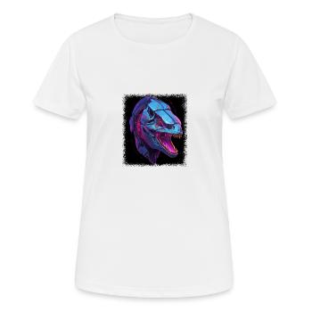 Trex Costume Tshirts - Women's Breathable T-Shirt - white - Front - AI Model Female 172 dark (172cm)
