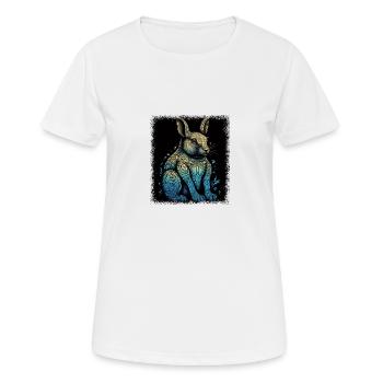 animal print squirrel babysitter animal welfare - Frauen T-Shirt atmungsaktiv - Weiß - Vorne - AI Model Female 172 dark (172cm)