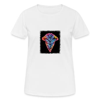 Idée cadeau d’anniversaire Déclaration des Journées du Père - T-shirt respirant Femme - blanc - Devant - AI Model Female 172 dark (172cm)
