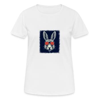 Squirrel Animal Shelter Happy Awesome - Women's Breathable T-Shirt - white - Front - AI Model Female 172 dark (172cm)