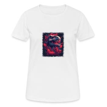 balade à vélo humour fun déclaration enfants drôle - T-shirt respirant Femme - blanc - Devant - AI Model Female 172 dark (172cm)