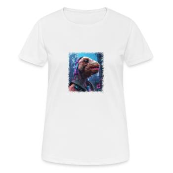 3 bible verse animal sloths birthday controller - Frauen T-Shirt atmungsaktiv - Weiß - Vorne - AI Model Female 172 dark (172cm)