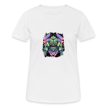 birthday present present wave wildlife nature - Women's Breathable T-Shirt - white - Front - AI Model Female 172 dark (172cm)