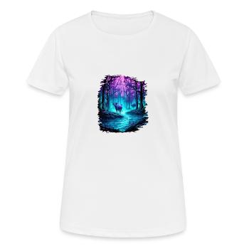always barbecue fun blowjob cow bratwurst eggs - Frauen T-Shirt atmungsaktiv - Weiß - Vorne - AI Model Female 172 dark (172cm)