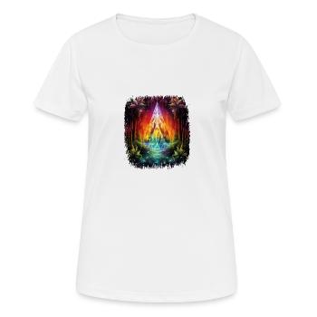 chemistry jokedrinking lover gift gift no - Frauen T-Shirt atmungsaktiv - Weiß - Vorne - AI Model Female 172 dark (172cm)