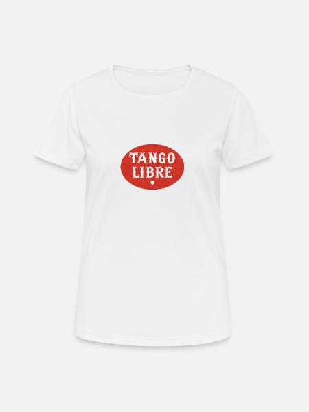 TANGO LIBRE - Women's Breathable T-Shirt - white