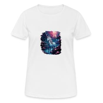 bday funky heart hippy present sayings birthday - Frauen T-Shirt atmungsaktiv - Weiß - Vorne - AI Model Female 172 dark (172cm)