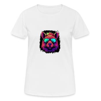 present birthday present idea pet - Women's Breathable T-Shirt - white - Front - AI Model Female 172 dark (172cm)