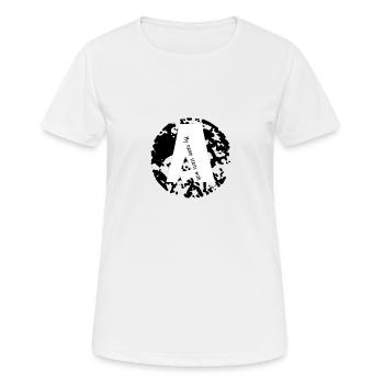 A - T-shirt respirant Femme - blanc - Devant - AI Model Female 172 dark (172cm)