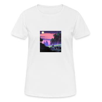 Verzauberte Natur - Frauen T-Shirt atmungsaktiv - Weiß - Vorne - AI Model Female 172 dark (172cm)