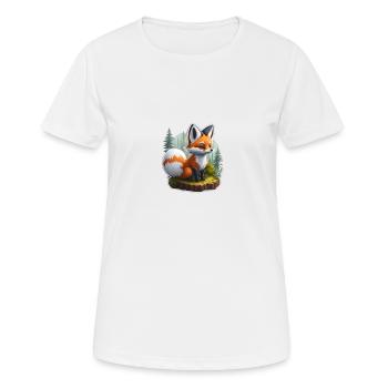 Petite écaille de tortue - T-shirt respirant Femme - blanc - Devant - AI Model Female 172 dark (172cm)